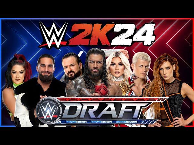 WWE 2K24 Universe Mode Draft!!