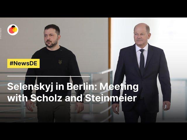 Selenskyj in Berlin: Meeting with Scholz and Steinmeier | #NewsDE