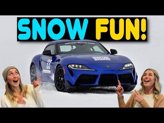 Who Says You Can't Drive a Sports Car On Snow & Ice?