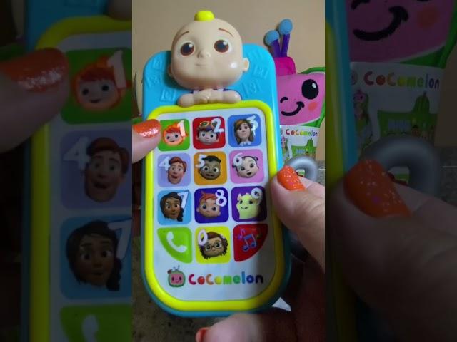 ️COCOMELON JJ’s FIRST LEARNING PHONE ~ MUSICAL FUN AND LEARNING TOY  #shorts  #viral #trending