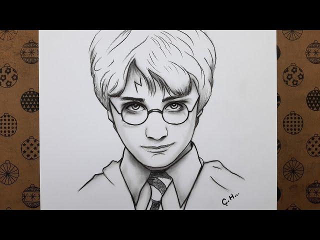 How To Draw Harry Potter 2022 Easy Step By Step Harry Potter Drawing