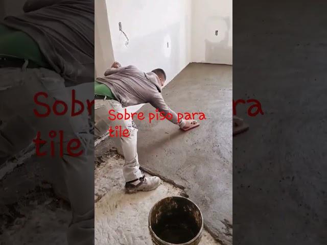 piso sobre piso #construction