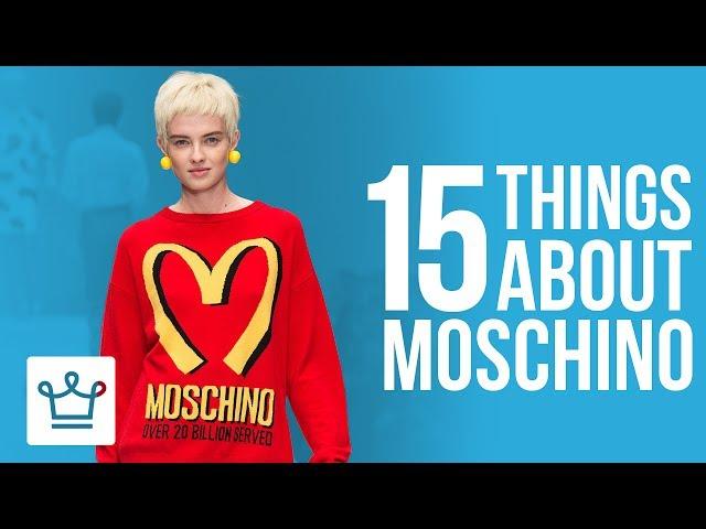 15 Things You Didn't Know About MOSCHINO