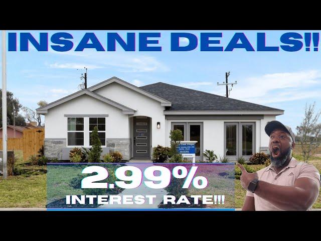 New McAllen Subdivision Offering CRAZY Incentives! 2.9% INTEREST RATE!!!