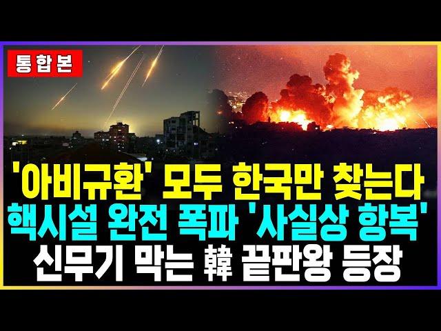 '아비규환' 모두 한국만 찾는다 핵시설 완전 폭파 '사실상 항복' 신무기 막는 韓 끝판왕 등장