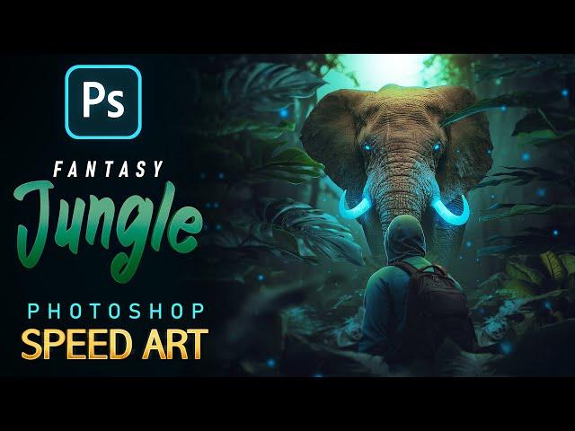 Fantasy Elephant Photo Manipulation Speed Art | Photoshop Tutorial