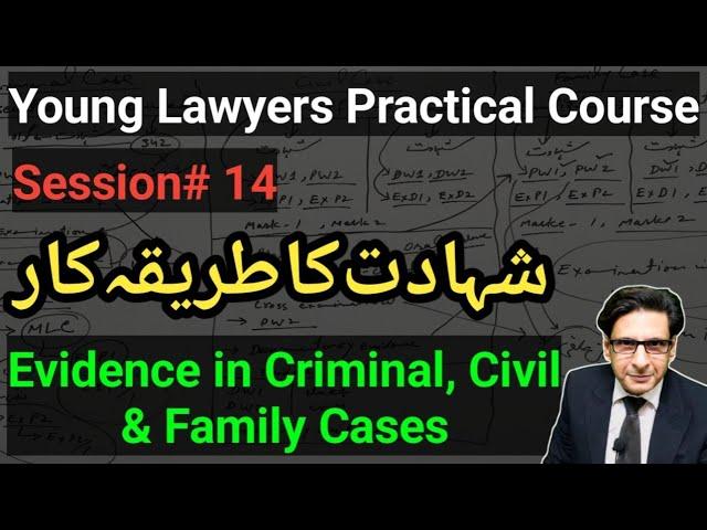 Procedures of Evidence in Criminal, Civil & Family Cases | how to record evidence in court?