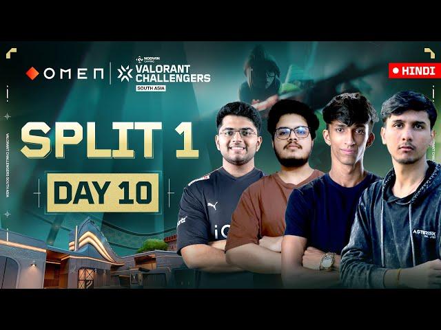 [HINDI] OMEN VALORANT Challengers South Asia 2025 Split 1 - Day 10