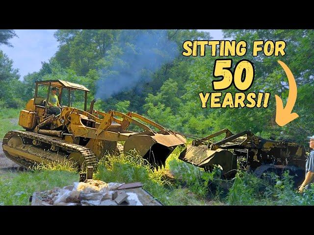 Rescuing an Abandoned 1950's Crawler Loader, Buried in the woods! (Save or Scrap??)