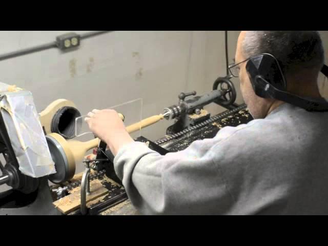 Worker at Whetstone Woodenware