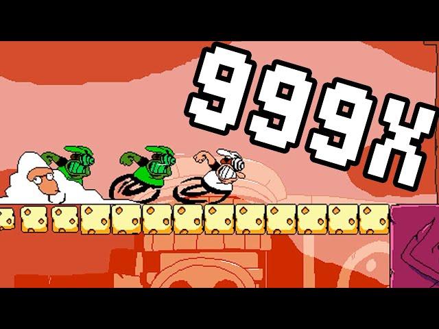 PIZZA TOWER Gameplay - Speed Modes - Speed 999x, Slow Motion, Rewind