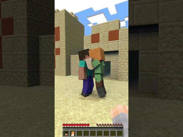 Alex Kisses Herobrine in Minecraft !