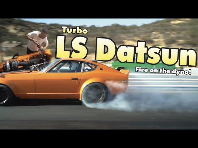 Firebreathing V8 turbo Swap Datsun (track + dyno tuned)