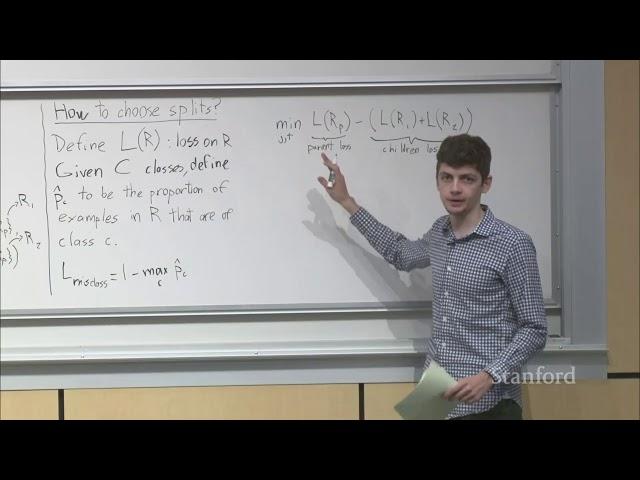 Lecture 10 - Decision Trees and Ensemble Methods | Stanford CS229: Machine Learning (Autumn 2018)