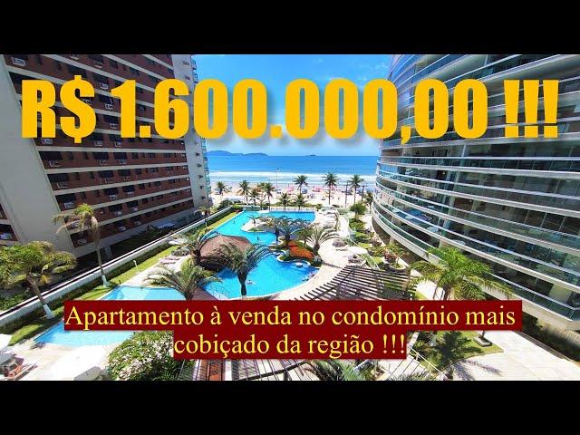 APARTAMENTO DE FRENTE PARA O MAR NO CONDOMÍNIO MAIS COBIÇADO DA REGIÃO! R$ 1.600.000 !!!