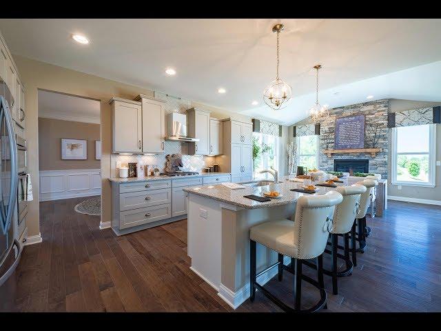 The Bradford Floorplan by Fischer Homes | Model Home in Reserve at Deer Run