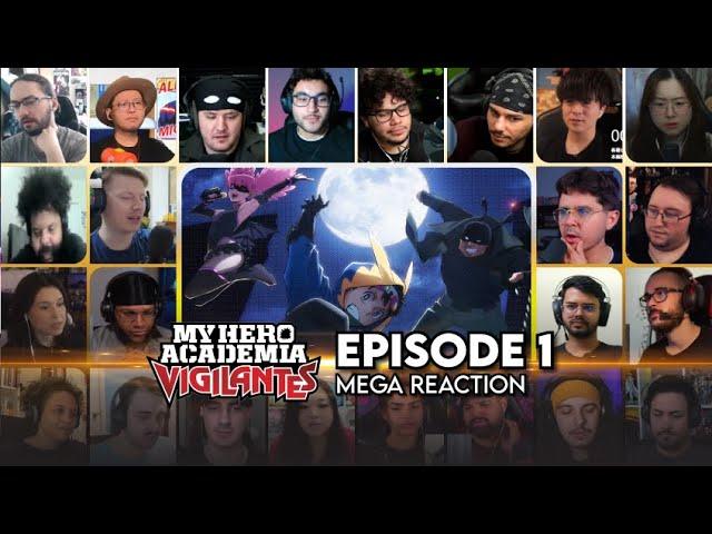 [24 Reactors] My Hero Academia : Vigilantes Episode 1 MEGA Reaction Mashup