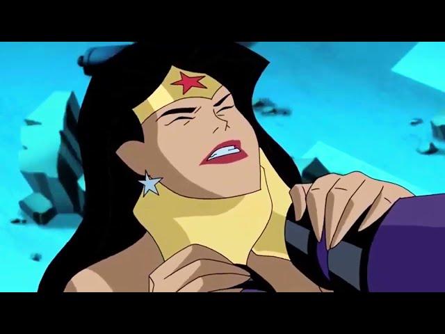 Mongul chokes Wonder Woman ryona 2 (multidub)