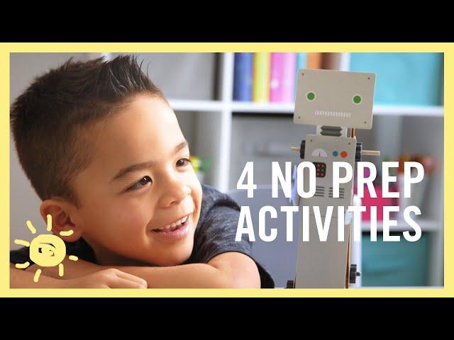 PLAY | 4 No Prep Ways to Entertain Kids (Without Screens!)