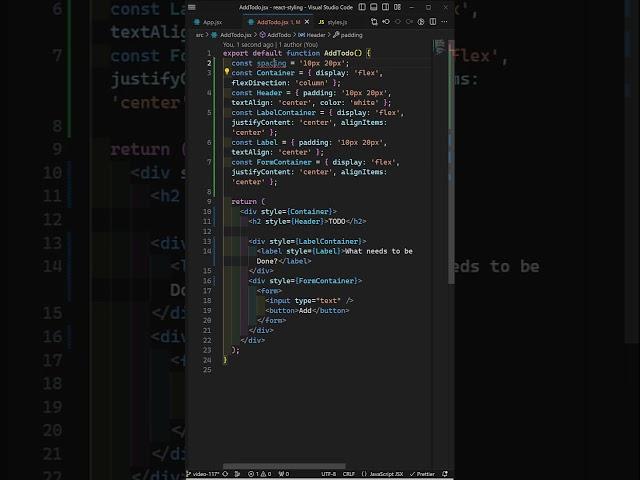 Reuse the JavaScript variable in the React Style Objects in React App - react18 #javascript