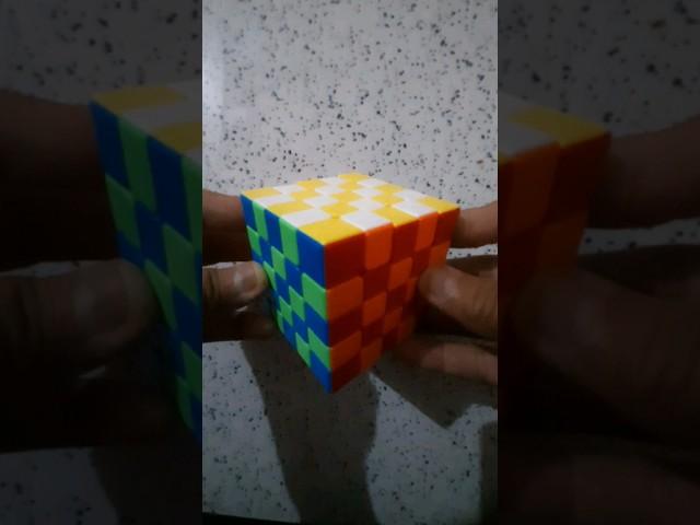 Master the Checkerboard Pattern: Step-by-Step Guide for the 5x5 Rubik's Cube # youtube shorts # cube