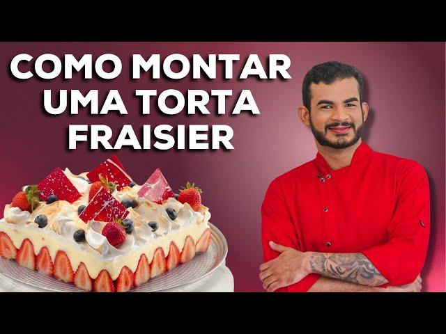 COMO MONTAR UMA TORTA FRAISIER | TORTAS FINAS | CONFEITARIA | Links na descrição