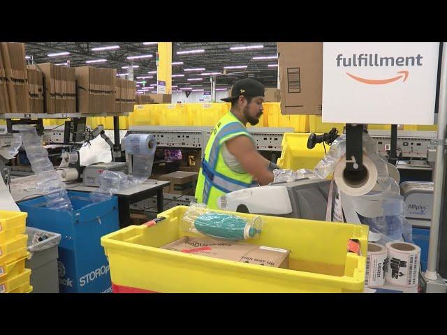 Inside look at Amazon Fulfillment Center in Fresno