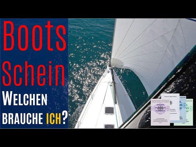 Bootsführerschein - Welcher ist der richtige? SBF See, Binnen, Sportküstenschifferschein