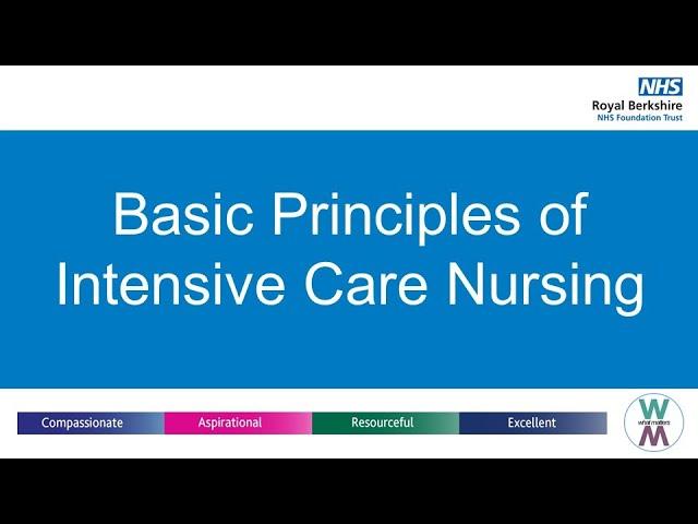 Basic Principles of Intensive Care Nursing