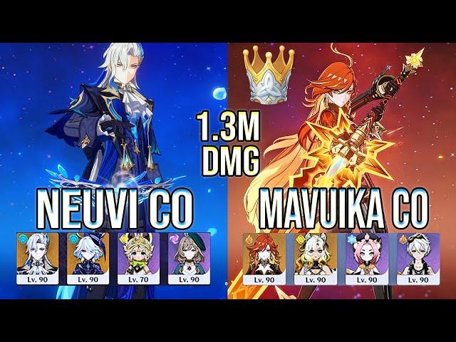 Neuvillette C0 & Mavuika C0 with best support & f2p 4 units spiral abyss floor 12 genshin impact