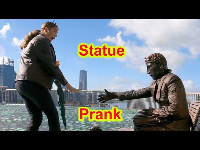 #Cowboy_prank | Statue Prank | lelucon statue prank | Dont mess with the statue |terbaik patung lucu