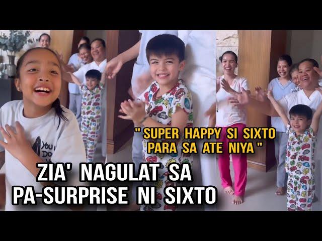 ZIA DANTES WAGI MULI  SIXTO HAPPY SA TAGUMPAY NG KANYANG ATE ZIA / MARIAN RIVERA NANGINIG SA KABA