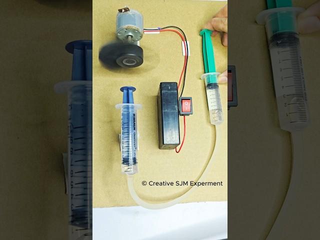 New Hydraulic Brakes • Dc Motor | #dcmotor #tech #youtubeshorts #dcmotorproject