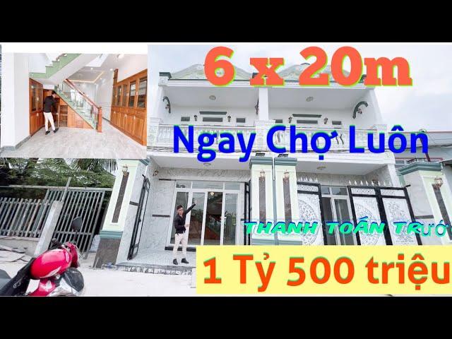 Chính Chủ Kẹt Vốn Chỉ THANH TT 1 tỷ 500tr , sở hữu căn nhà đẹp 1 trệt 1 lầu,6 x 20m nở hậu