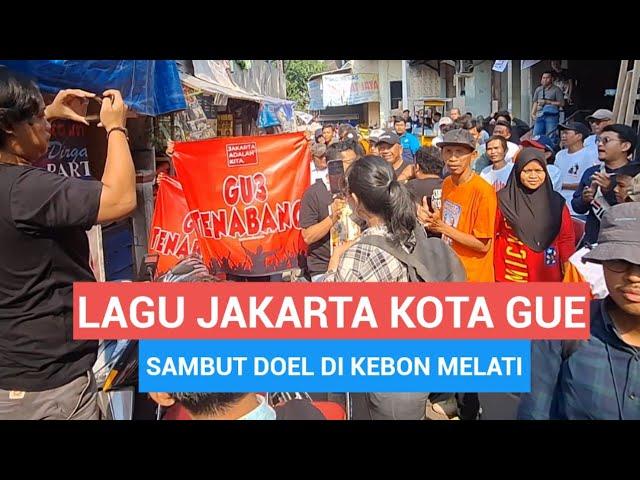 MERIAH... TIBA DI KEBON MELATI, BANG DOEL DISAMBUT NYANYIAN PERSIJA JAKARTA KOTA GUE