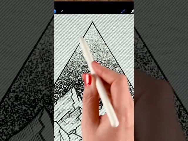 How to Draw with Pen and Ink in Procreate on your iPad #fun #drawing