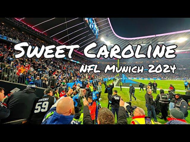  NFL fans singing "Sweet Caroline" | Panthers @ Munich Game 2024