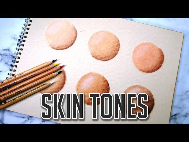 Mixing Colours To Make Skin Tones | Pitt Pastel Pencil Tutorial