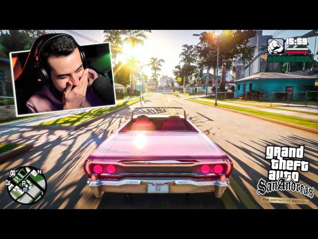 پا بزن آشغال با گرافیک جدید ️ GTA San Andreas Definitive Edition