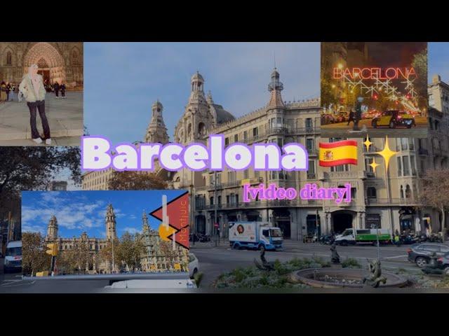 BarcelonaTravel Vlog️! Scenery, beach ️, food  small town Girona