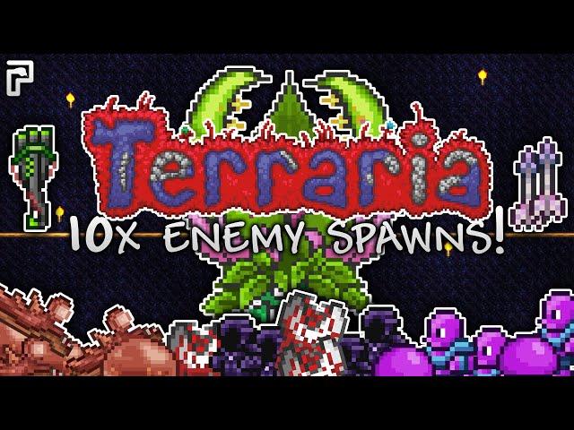 Plantera is just AWFUL with 10x enemy spawns! (Terraria Episode 15)