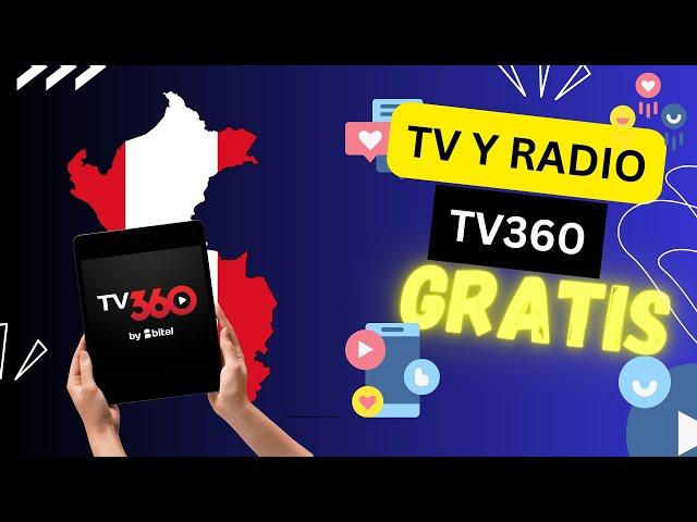 ¡Descubre TV360! La App que Transformará tu Forma de Ver TV ¡Disfruta de TV y Radio 100% GRATIS!