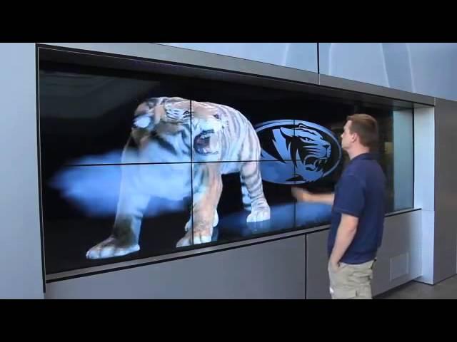 Dimensional Innovations MU Interactive Tiger Wall Video Wall Touchscreen