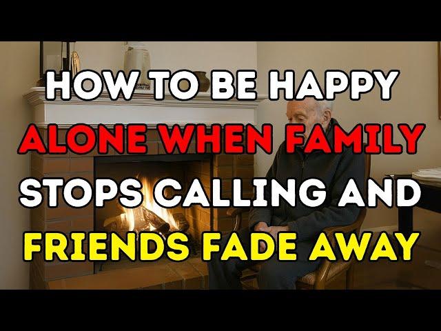 How to be HAPPY ALONE when Family Stops Calling and Friends Fade Away