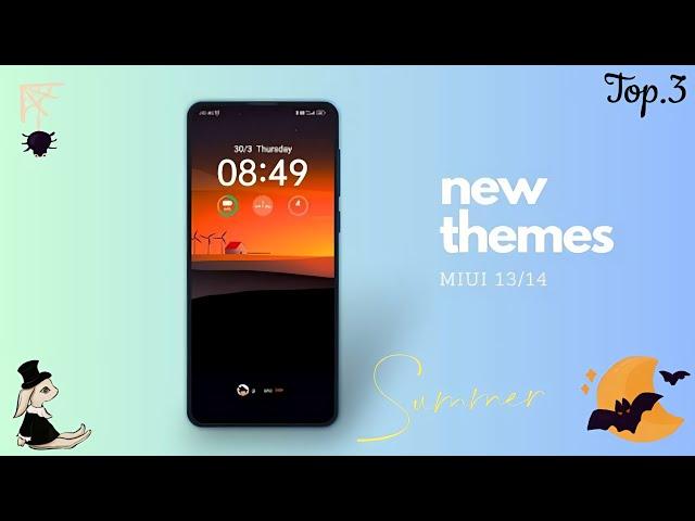 Top.3 Latest MIUI I3/14 Themes for Xiaomi, Poco | Best MIUI Themes for MIUI I3