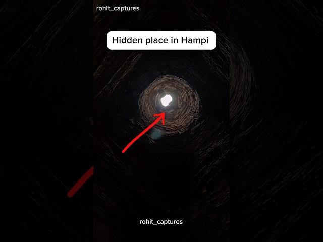 Hidden place in Hampi #shorts #ytshorts