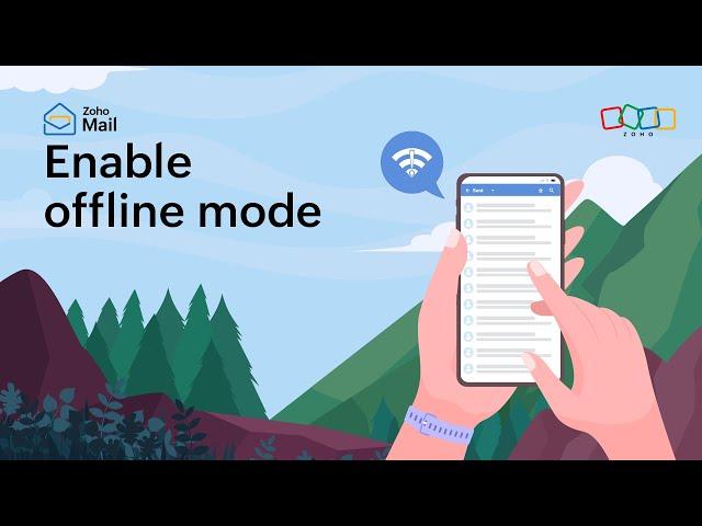 How to enable offline mode in Zoho Mail