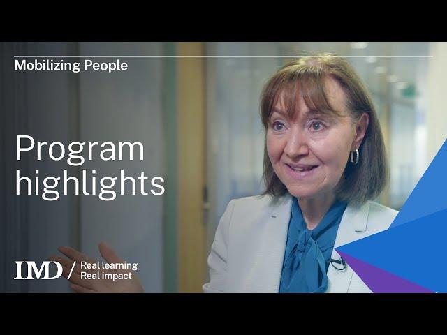 IMD's Mobilizing People: Program highlights