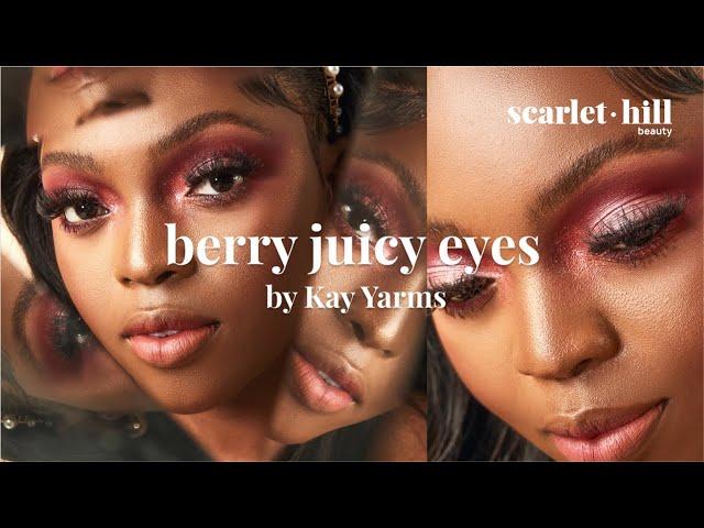 The Berry Eyeshadow Tutorial by Kay Yarms | Scarlet Hill Beauty