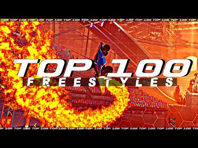 ROCKET LEAGUE TOP 100 FREESTYLES